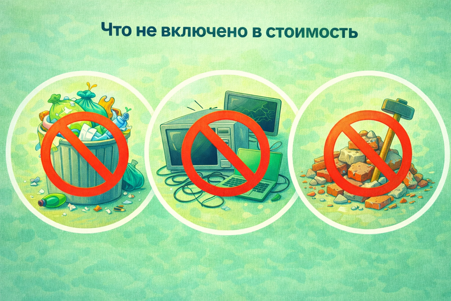 Не включено в стоимость